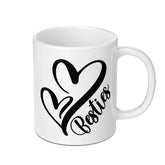 Besties Mug, Friend Gift, BFF Mug, Best Friend Mug, Friendship Mug, Cute Best Friend Gift, Funny Mug, Gift for Her, Best Friend Ever Mug - Tawshia